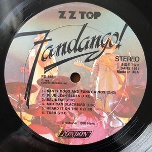 ZZ Top Fandango Vinyl Album '75